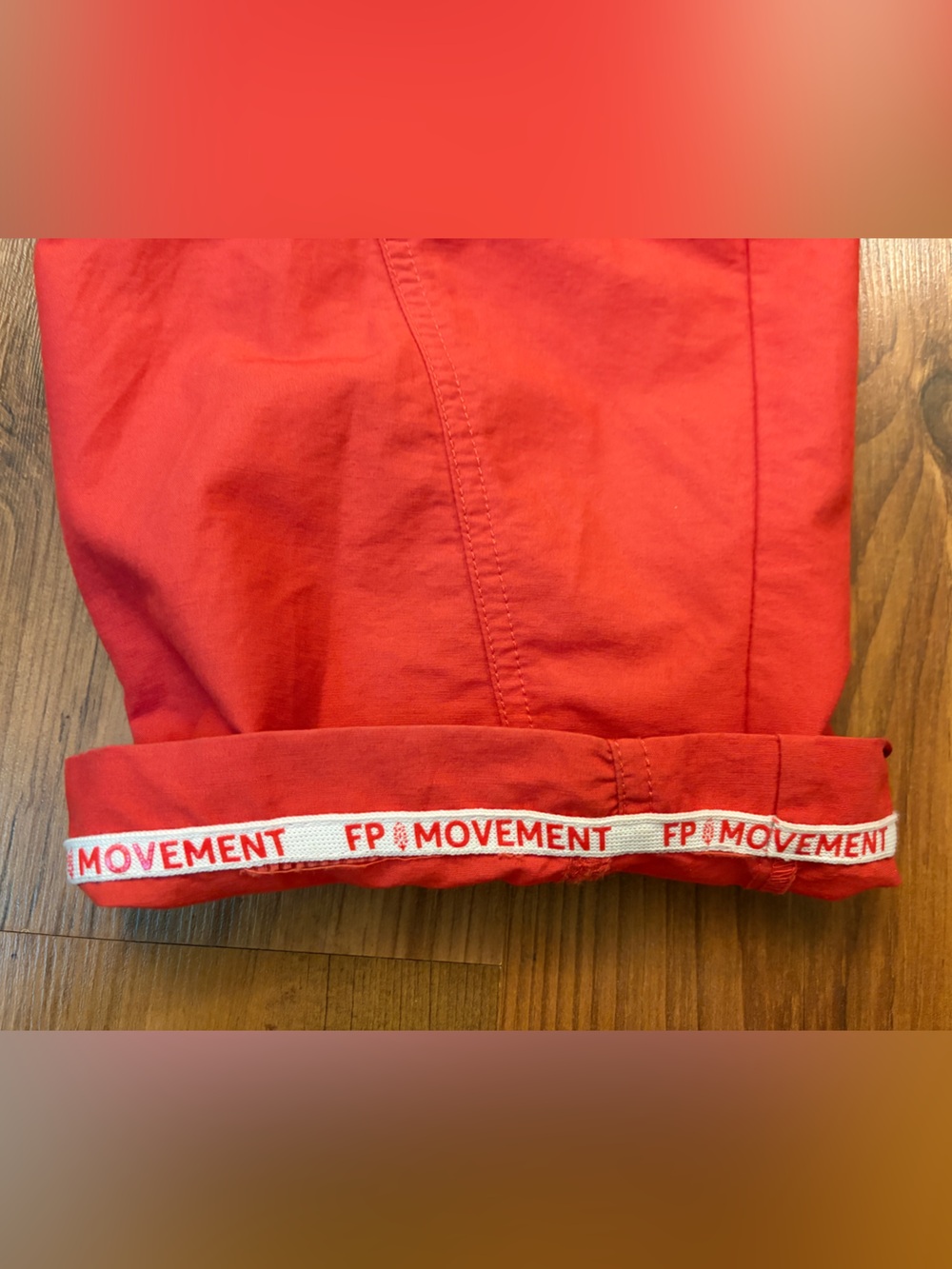 Free People Red Mesmerize Me Cargo Pants M - Picture 8 of 11
